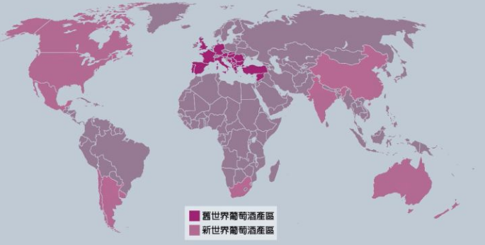 淦浦管家知识分享|认识葡萄酒系列03-最全面的世界葡萄酒产区地图