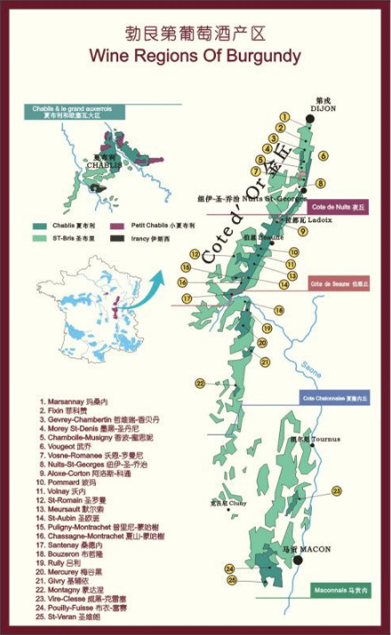 淦浦管家知识分享|认识葡萄酒系列03-最全面的世界葡萄酒产区地图
